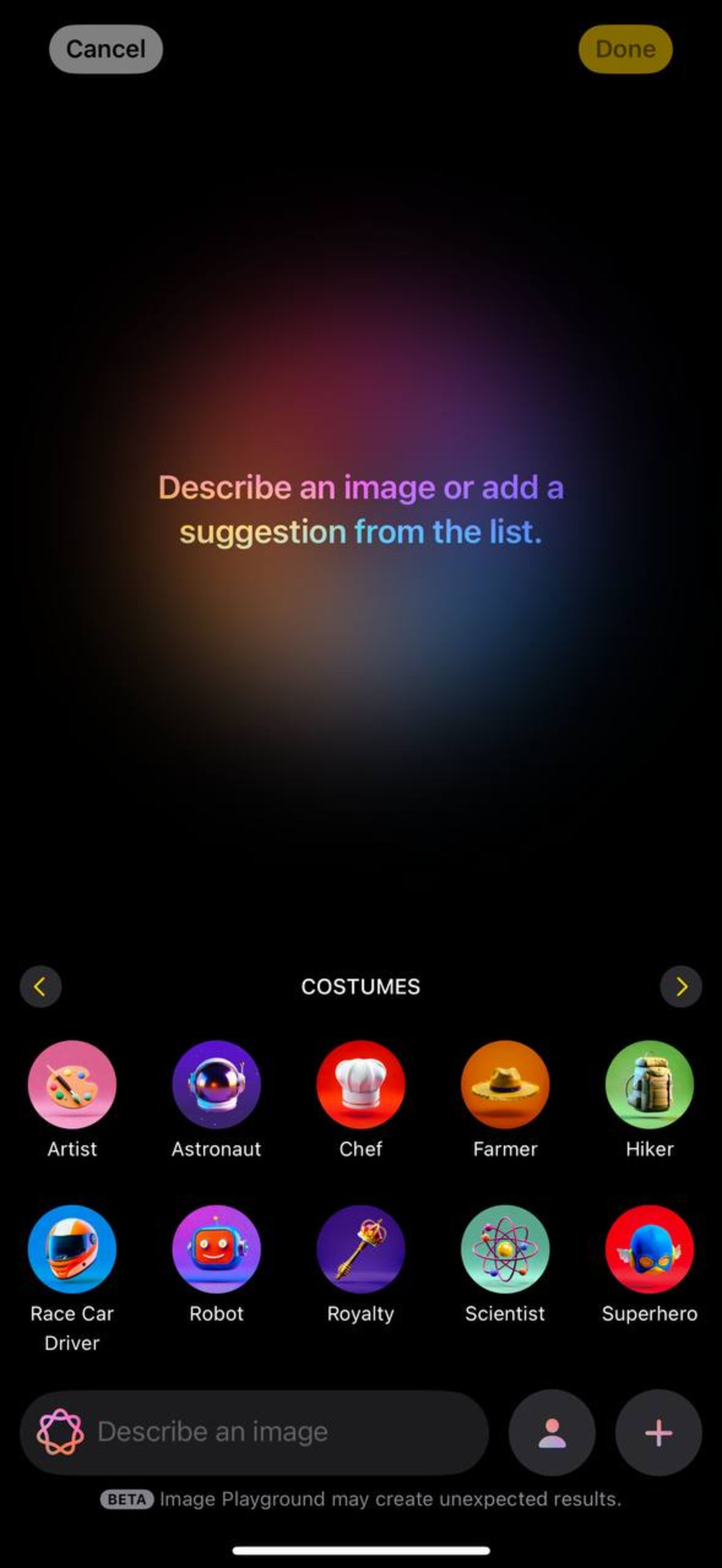 image-playground-4-6739b0cacd57b170a772e0ed ایمج پلیگراند اپل اینتلیجنس