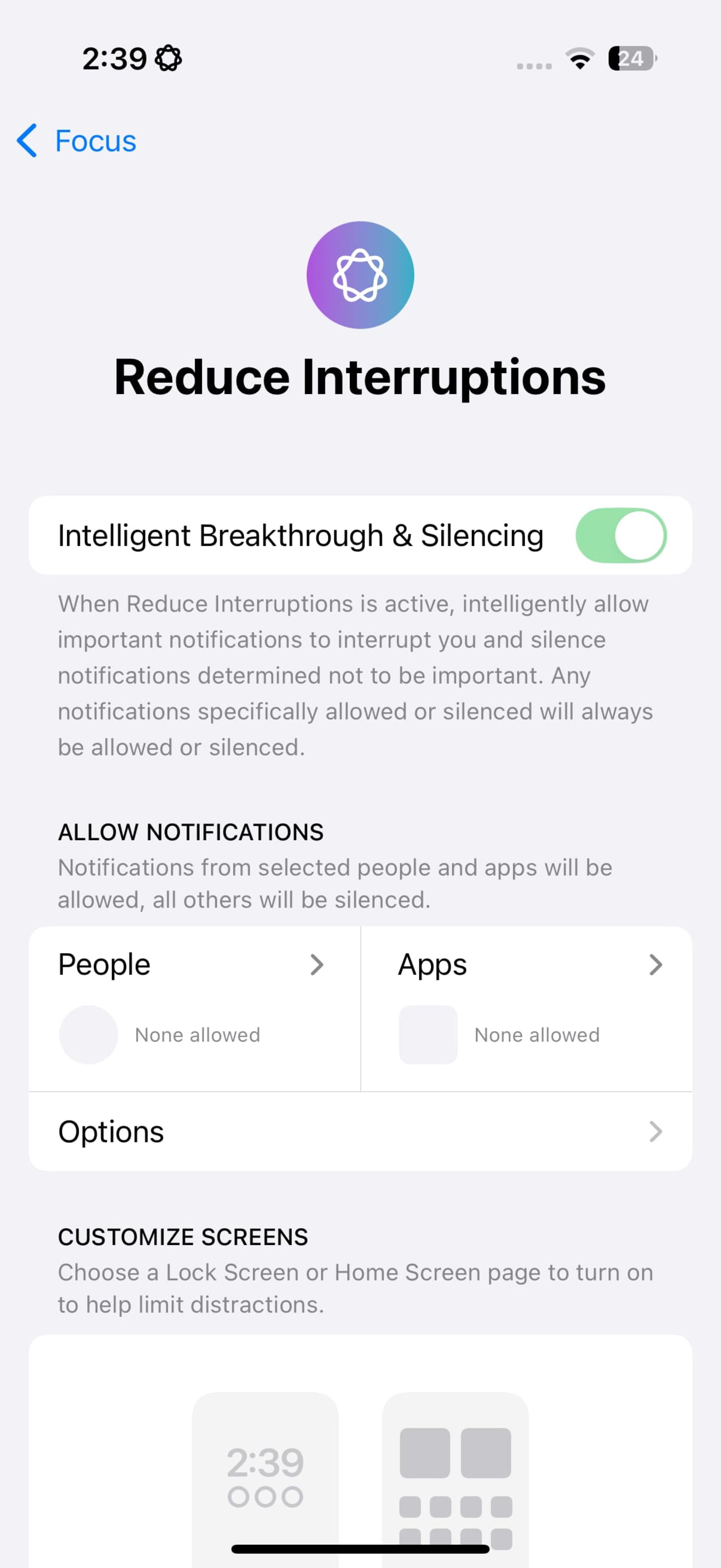 iphone-focus-mode-reduce-interruptions-3-67271ee9177b817d85de52d0 حالت فوکوس Reduce Interruptions در آیفون