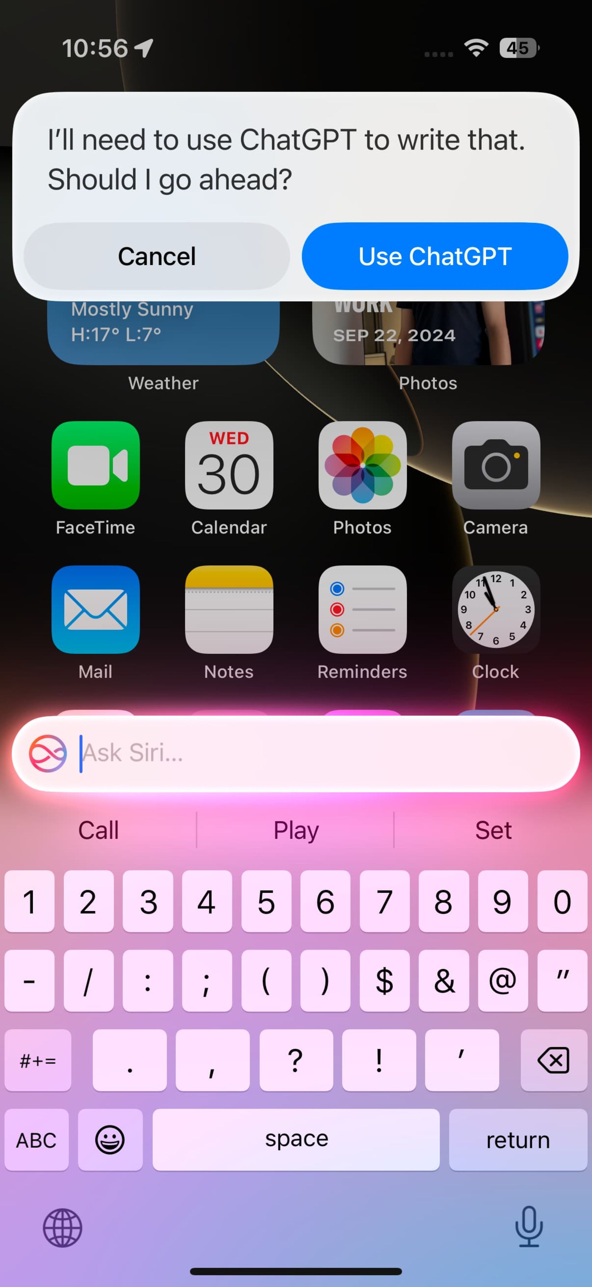 siri-chatgpt-permission-6725e360fe1bf099fd562397 اجازه دسترسی به چتجیپیتی سیری
