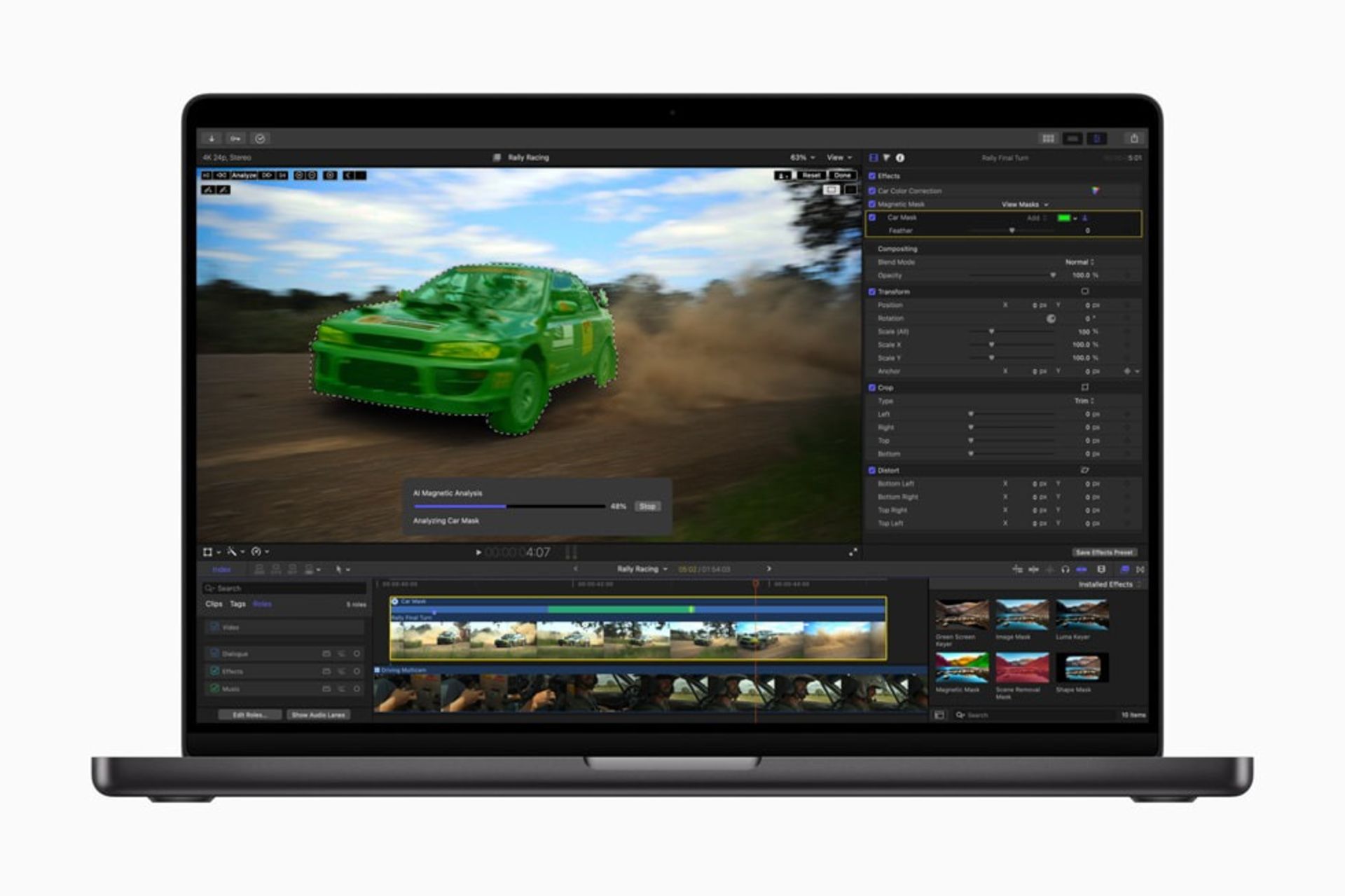 apple-final-cut-pro-11-magnetic-6735b023f9616c86fb482a36 یک لپ تاپ در حال تدوین یک فیلم